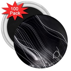 Photo Lumière Noir/gris 3  Magnets (100 Pack) by kcreatif