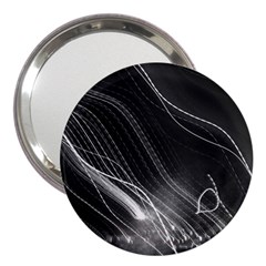 Photo Lumière Noir/gris 3  Handbag Mirrors by kcreatif