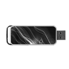 Photo Lumière Noir/gris Portable Usb Flash (one Side) by kcreatif