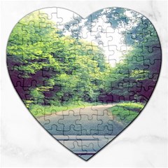 Photo Vue Sur Forêt  Jigsaw Puzzle (heart) by kcreatif