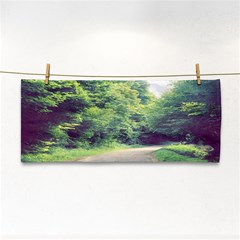 Photo Vue Sur Forêt  Hand Towel by kcreatif