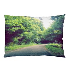 Photo Vue Sur Forêt  Pillow Case by kcreatif