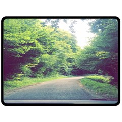 Photo Vue Sur Forêt  Double Sided Fleece Blanket (large)  by kcreatif