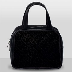 Pattern Abstrait Blanc/noir Classic Handbag (one Side) by kcreatif