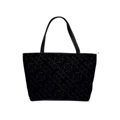 Pattern Abstrait Blanc/noir Classic Shoulder Handbag by kcreatif