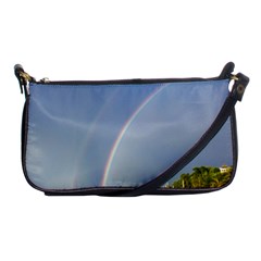 Double Rainbow On The Ocean In Puerto Rico Shoulder Clutch Bag by StarvingArtisan