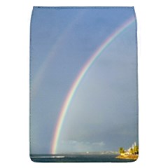 Double Rainbow On The Ocean In Puerto Rico Removable Flap Cover (l) by StarvingArtisan