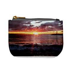 Sunset On The Ocean In Puerto Rico Mini Coin Purse by StarvingArtisan