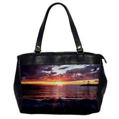 Sunset On The Ocean In Puerto Rico Oversize Office Handbag by StarvingArtisan