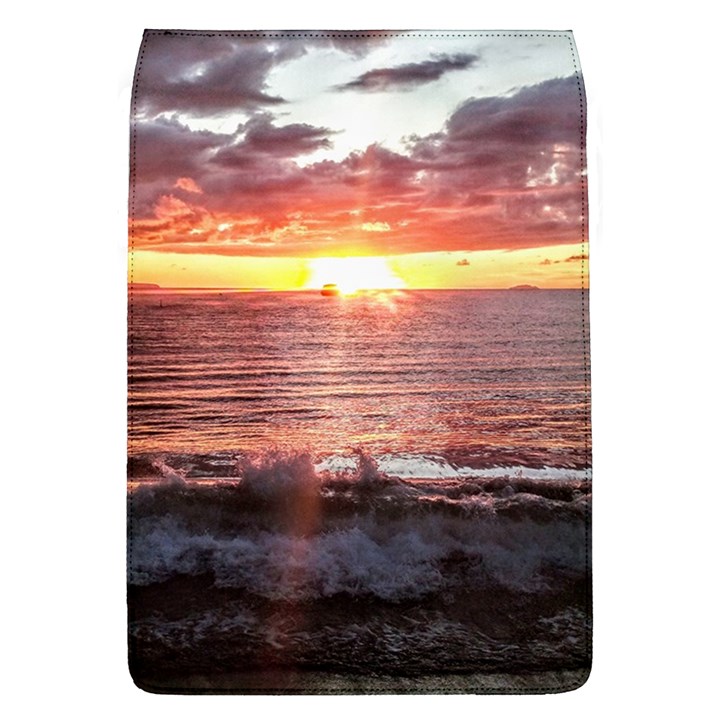 Sunset On The Ocean In Puerto Rico Removable Flap Cover (L)