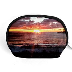 Sunset On The Ocean In Puerto Rico Accessory Pouch (medium) by StarvingArtisan