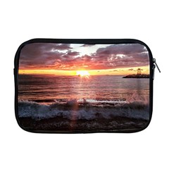 Sunset On The Ocean In Puerto Rico Apple Macbook Pro 17  Zipper Case by StarvingArtisan