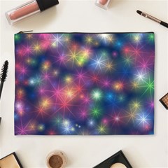 Abstract Background Graphic Space Cosmetic Bag (xl) by Bajindul