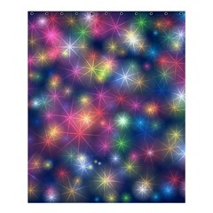 Abstract Background Graphic Space Shower Curtain 60  X 72  (medium)  by Bajindul