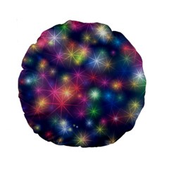 Abstract Background Graphic Space Standard 15  Premium Round Cushions