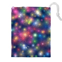 Abstract Background Graphic Space Drawstring Pouch (5xl)