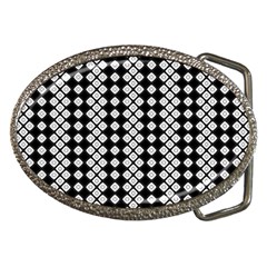 White Plaid Texture Belt Buckles by Mariart