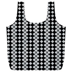 White Plaid Texture Full Print Recycle Bag (xxxl) by Mariart