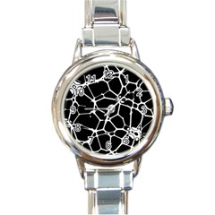 Neurons Braid Network Wattle Yarn Round Italian Charm Watch by HermanTelo