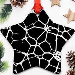 Neurons Braid Network Wattle Yarn Ornament (star) by HermanTelo