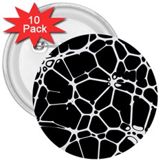 Neurons Braid Network Wattle Yarn 3  Buttons (10 Pack)  by HermanTelo