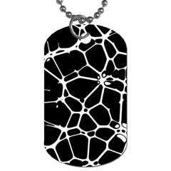 Neurons Braid Network Wattle Yarn Dog Tag (one Side)