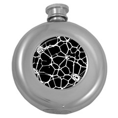 Neurons Braid Network Wattle Yarn Round Hip Flask (5 Oz)