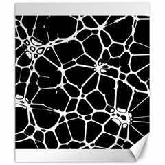 Neurons Braid Network Wattle Yarn Canvas 20  X 24  by HermanTelo