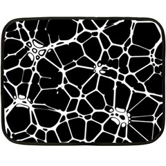 Neurons Braid Network Wattle Yarn Fleece Blanket (mini) by HermanTelo