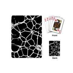 Neurons Braid Network Wattle Yarn Playing Cards Single Design (mini) by HermanTelo