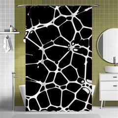 Neurons Braid Network Wattle Yarn Shower Curtain 48  X 72  (small)  by HermanTelo