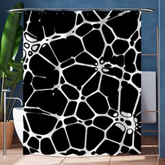 Neurons Braid Network Wattle Yarn Shower Curtain 60  X 72  (medium) 