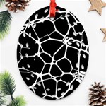 Neurons Braid Network Wattle Yarn Ornament (Oval Filigree) Front