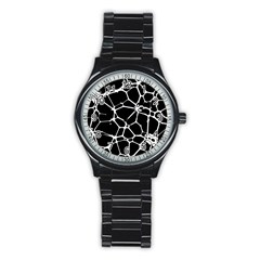 Neurons Braid Network Wattle Yarn Stainless Steel Round Watch