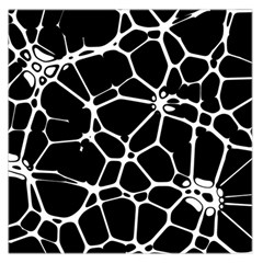 Neurons Braid Network Wattle Yarn Large Satin Scarf (square) by HermanTelo