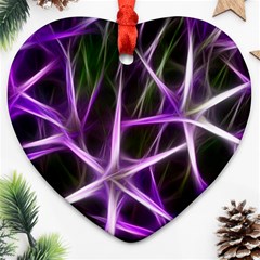 Neurons Brain Cells Imitation Ornament (heart) by HermanTelo