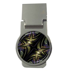 Fractal Texture Pattern Money Clips (round) 