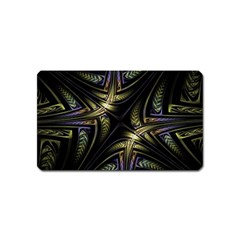 Fractal Texture Pattern Magnet (name Card) by HermanTelo