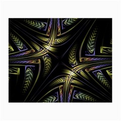 Fractal Texture Pattern Small Glasses Cloth