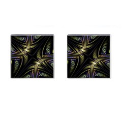 Fractal Texture Pattern Cufflinks (square) by HermanTelo