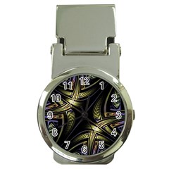 Fractal Texture Pattern Money Clip Watches