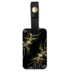 Fractal Texture Pattern Luggage Tag (one Side)