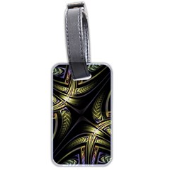 Fractal Texture Pattern Luggage Tag (two Sides)