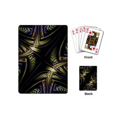 Fractal Texture Pattern Playing Cards Single Design (mini)