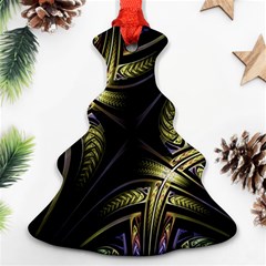 Fractal Texture Pattern Christmas Tree Ornament (two Sides)