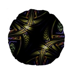 Fractal Texture Pattern Standard 15  Premium Round Cushions by HermanTelo