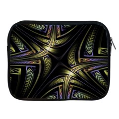 Fractal Texture Pattern Apple Ipad 2/3/4 Zipper Cases by HermanTelo