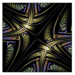 Fractal Texture Pattern Large Satin Scarf (square)