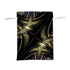 Fractal Texture Pattern Lightweight Drawstring Pouch (m) by HermanTelo