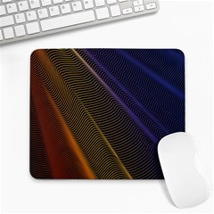 Rainbow Waves Mesh Colorful 3d Large Mousepads by HermanTelo